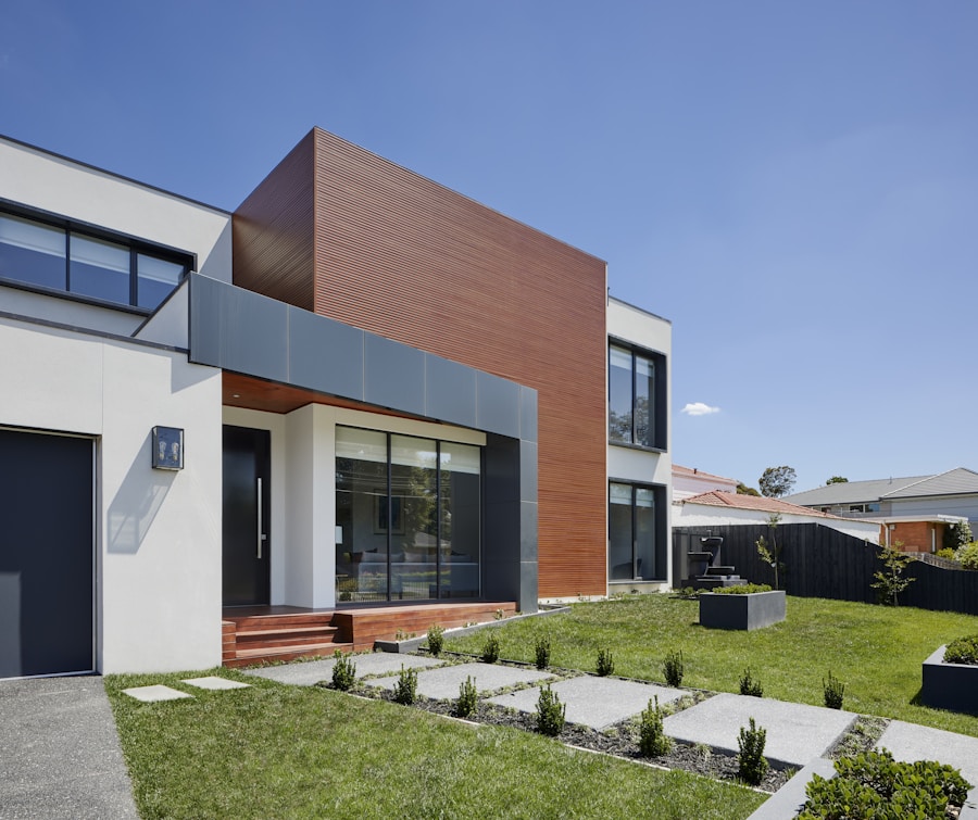 Modern home exterior